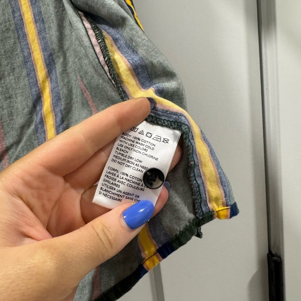 Urban outfitters button down stripe polo - Picture 3 of 3